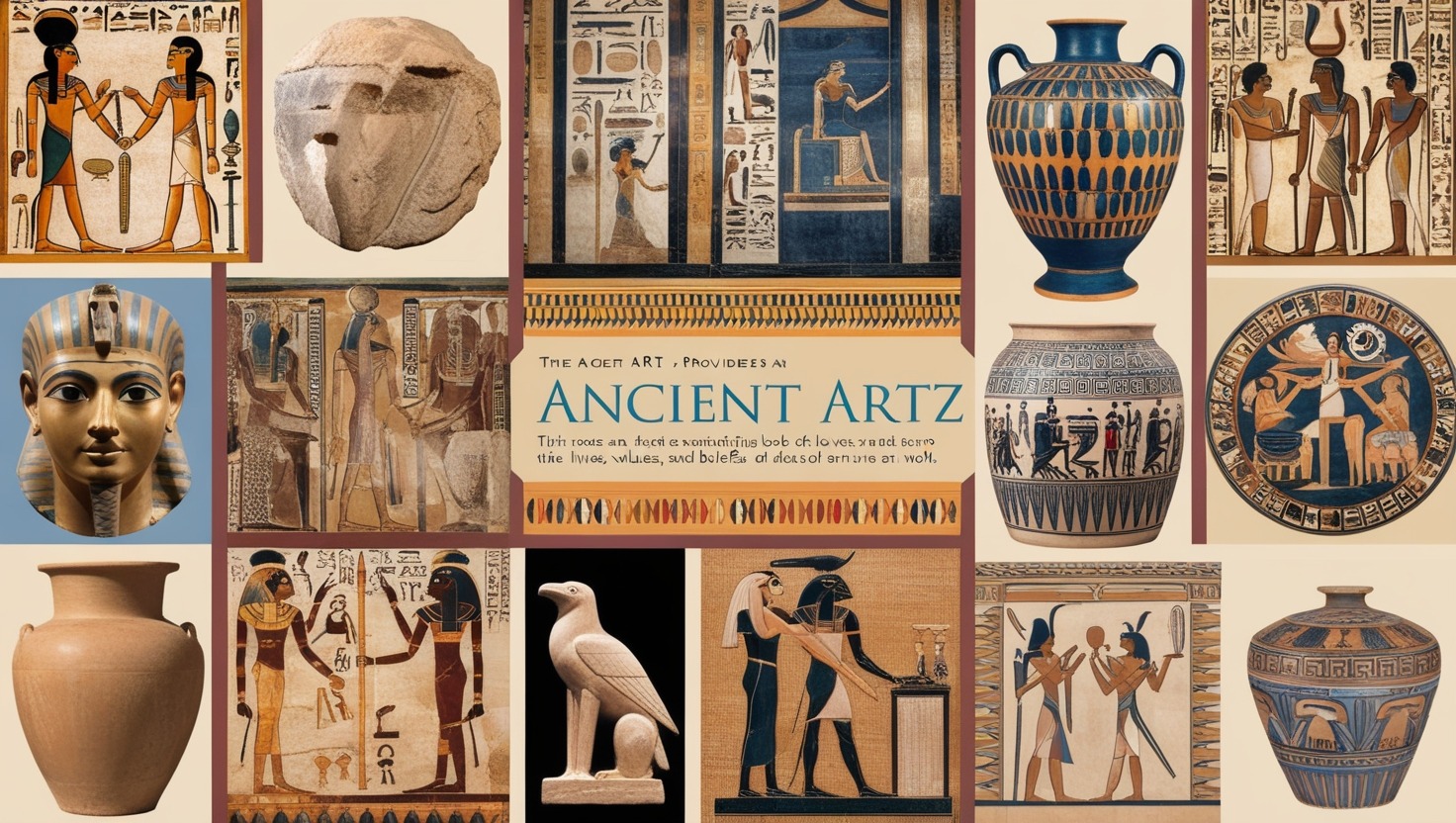 Ancient Artz represents humanity's earliest attempts to understand, express, and shape the world around them.