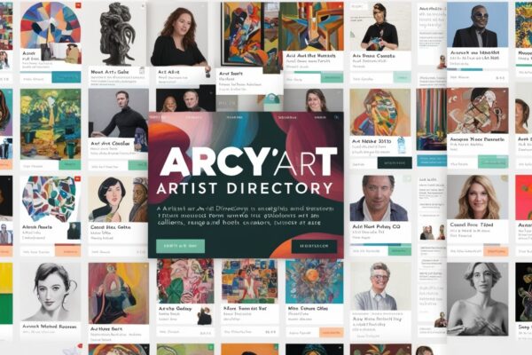 Arcyart artist directory​ is an extensive, digital directory that catalogs artists, galleries, and art-related events.