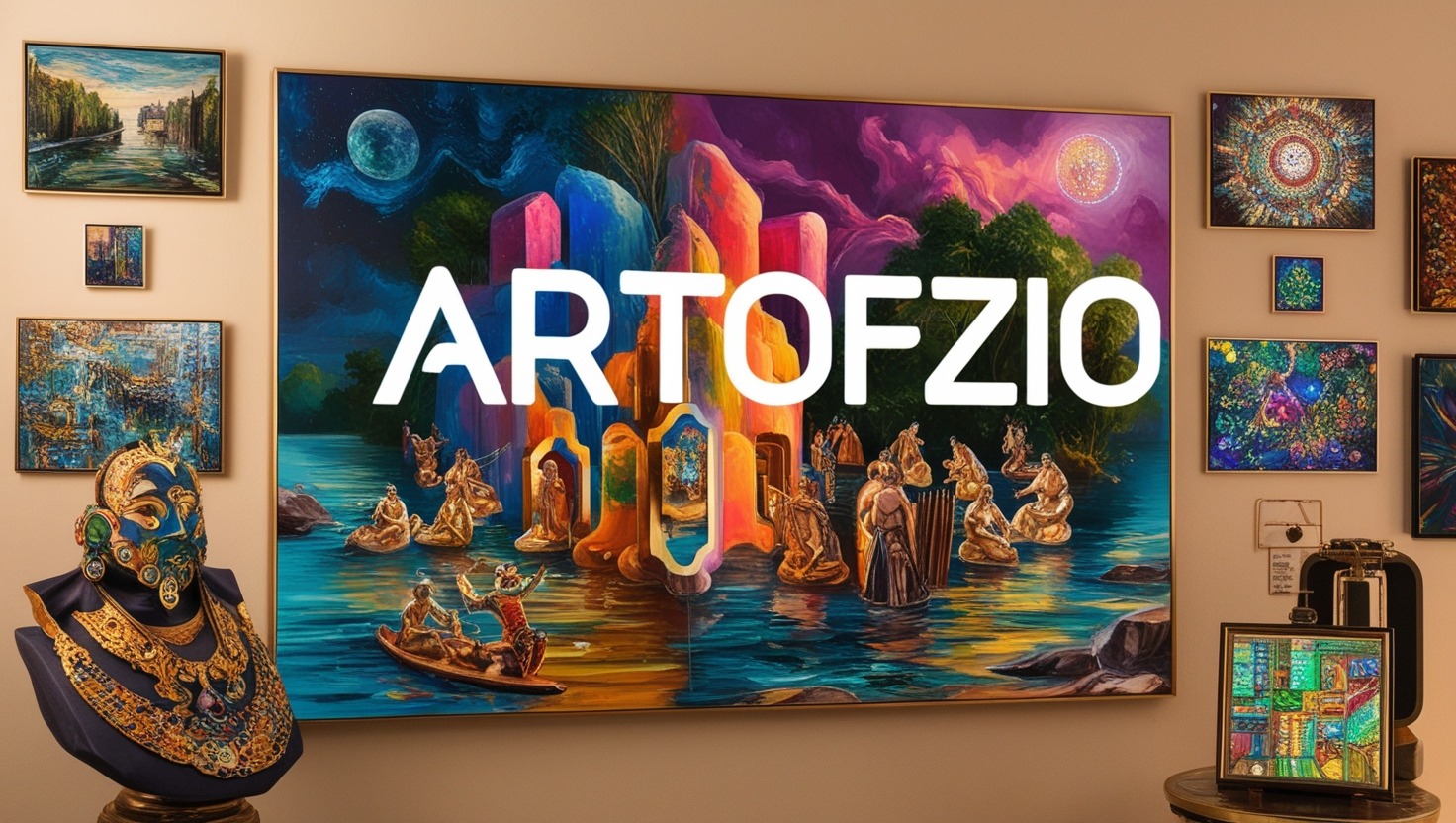 ArtofZio is a comprehensive art platform that integrates traditional and modern artistic practices.