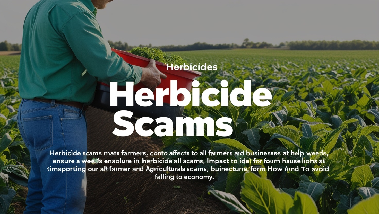 Herbciepscam represent a serious threat to the agricultural sector, with implications for food security, environmental health, and economic stability.